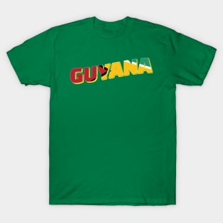 Guyana Vintage style retro souvenir T-Shirt